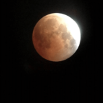 Watch the moon go dark March 13