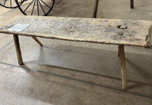 Butchering was first big event of winter season butchering bench