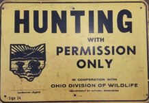 Asking permission — a sign of respect and courtesy hunting with permission sign
