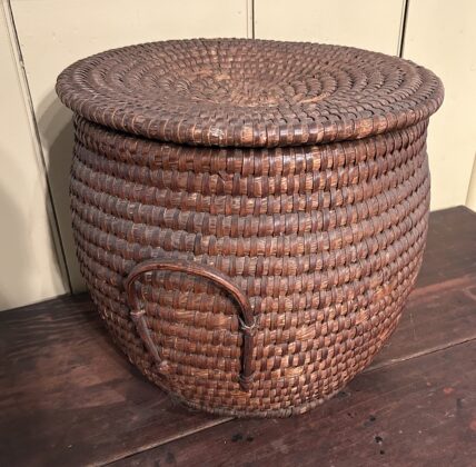 rye straw basket