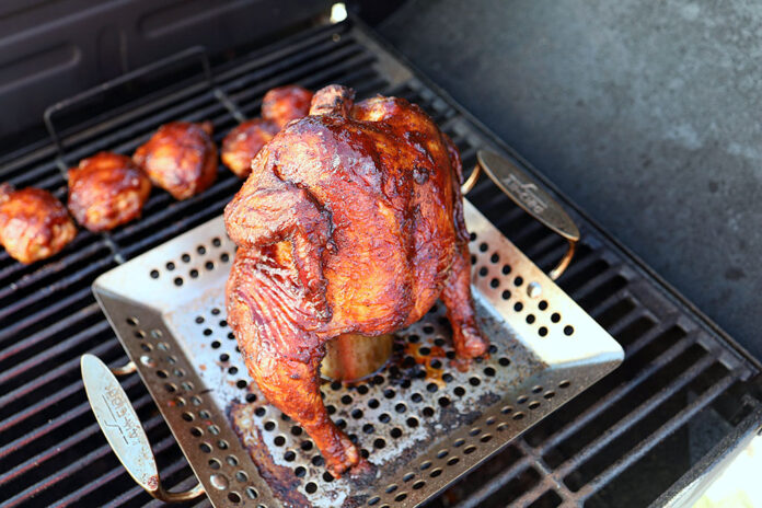 Smoked Beer Can Chicken BBQ