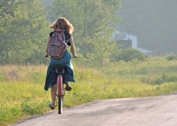 Felix bouncing along