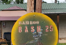 The bamboo Bash — a true classic Bamboo Bash sign