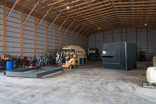 Seed Genetics Direct soybean cleaning warehouse