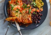 Baked Turkey Chimichanga