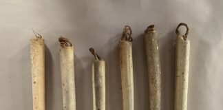 mold-made tallow candle