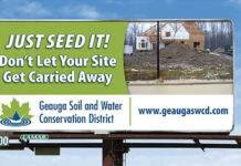 Anchor it with roots before it pollutes Geauga SWCD billboard