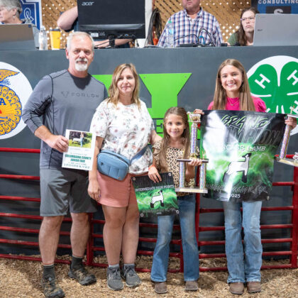 GRAND CHAMPION CARCASS LAMB: LILY SANOR