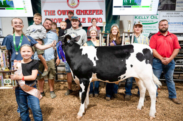GRAND CHAMPION DAIRY BEEF FEEDER: ALLISON BRICKER