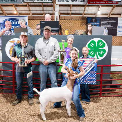 GRAND CHAMPION GOAT: TATYM SIGLER