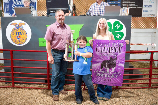 RESERVE CHAMPION CARCASS HOG: ALLYSON LACEY