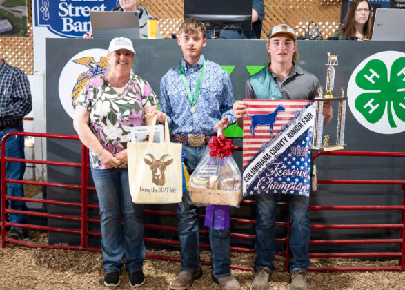 RESERVE CHAMPION GOAT FUDGE: AIDAN FRYE