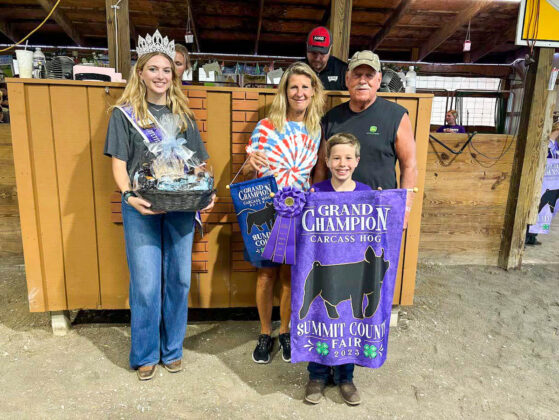 GRAND CHAMPION CARCASS HOG: EMERSON MILLER