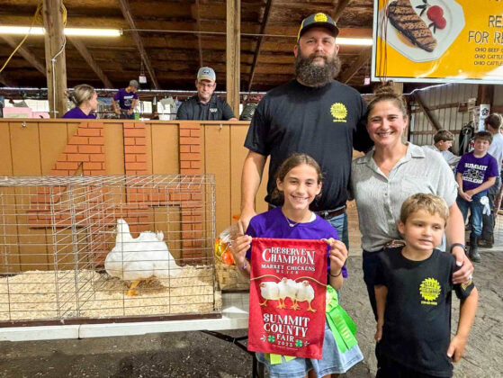 RESERVE CHAMPION BROILER CHICKEN: ANNA GROSSI