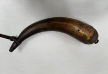 Whether raccoon, groundhog or weasel, it was still meat on the table for hunters powder horn