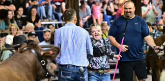 Claire Coumos claims grand champion beef banner at Portage County Randolph Fair claire coumos