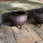 Cauldrons, kettles and pots were the greatest necessities for settlement flare-top kettles