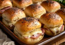 Baked Ham and Swiss Sweet Sliders