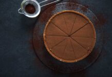 Chocolate Hazelnut Pumpkin Tart