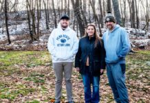 Greene County residents debate proposal to put data center on former coal mine Tannar, Kimberly and Tom Barton stand in their backyard in Alicia, Pennsylvania on Dec. 7, 2025. The former Robena Coal Mine site is further up the hill.