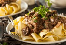 Slow-Cooker Steak Stroganoff