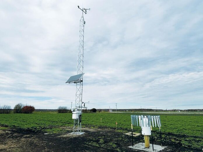 Ohio mesonet station-WEB