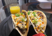 Smashed Breakfast Taco