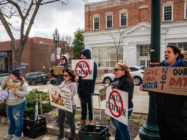 Residents protest data centers in Washington County, Pa. data center protest
