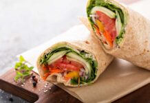 Crunchy Vegetable Wraps