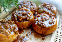 Shortcut Cinnamon Pecan Rolls