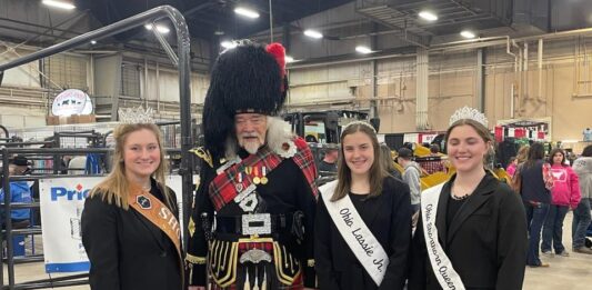 ‘Never seen anything like it:’ Why a bagpiper marches through the Ohio Beef Expo