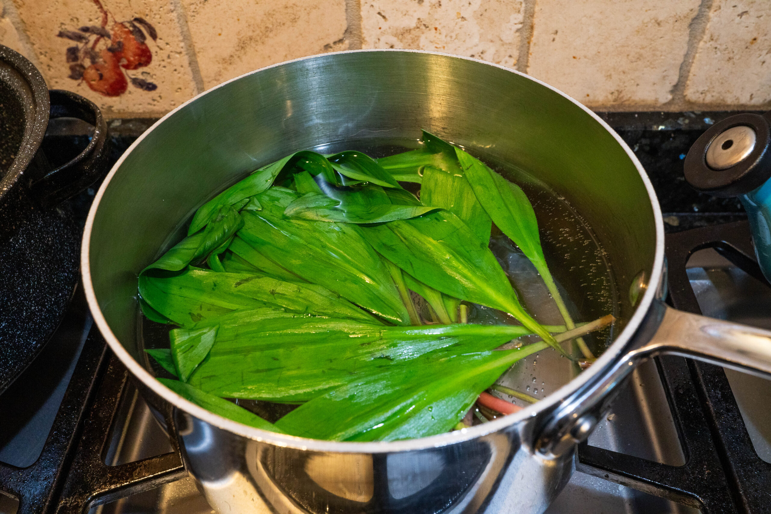 blanching ramps