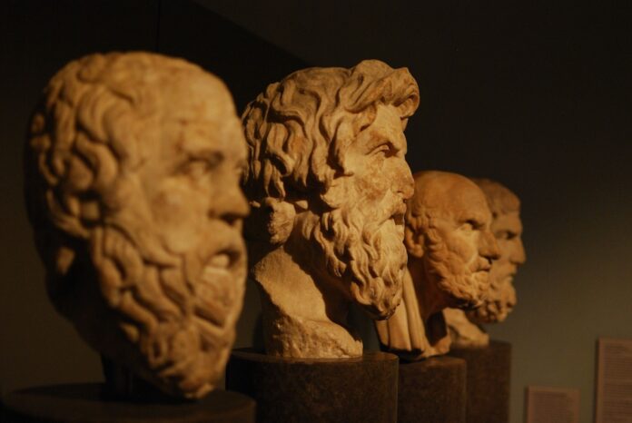 wisdom busts greek philosophers