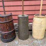 Variety of butter churns attempted to make a very arduous task easier
