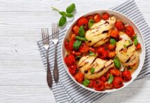 Bruschetta Chicken Bake