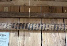 Wooden water pipes were hard to make, but a boon to Ohio Country settlers