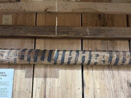 Wooden water pipes were hard to make, but a boon to Ohio Country settlers
