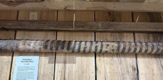 Wooden water pipes were hard to make, but a boon to Ohio Country settlers