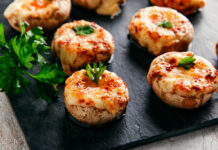 Artichoke Stuffed Mushrooms