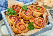 Tomato Feta Pinwheels