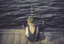The best fishing partners have a wagging tail —and a closed mouth
