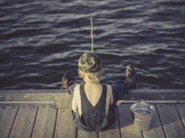 The best fishing partners have a wagging tail —and a closed mouth