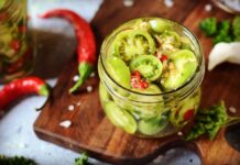 Dilled Green Tomatoes