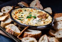 Warm, Spicy Walleye Dip