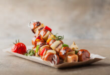 BBQ Hot Dog Skewers