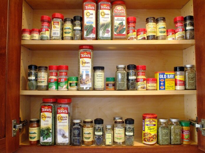 cabinet pantry spices