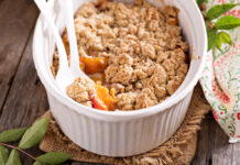 Blueberry-Peach Crumble