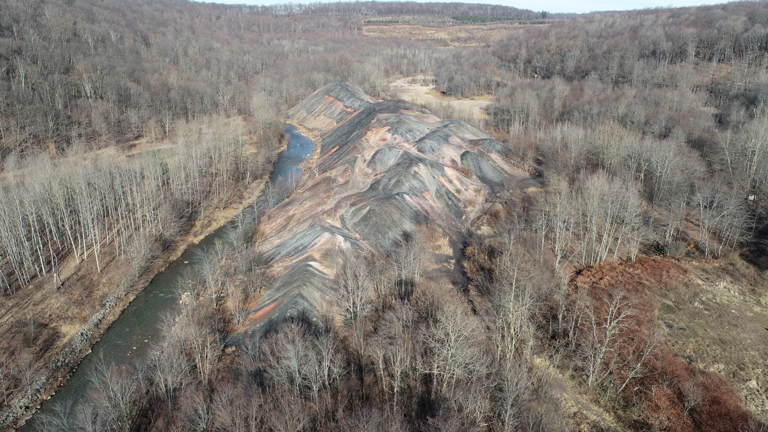 Vintondale coal waste