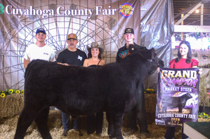GRAND CHAMPION STEER: COOPER KISER