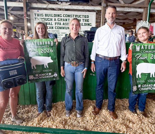 2026 Waterford Community Junior Fair Sale results